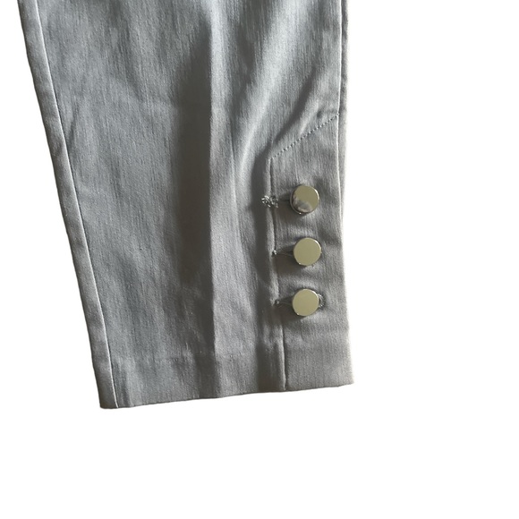 JM Collection Straight Leg Comfort waistband Tummy Control Size PS Lunar Grey - Picture 3 of 5